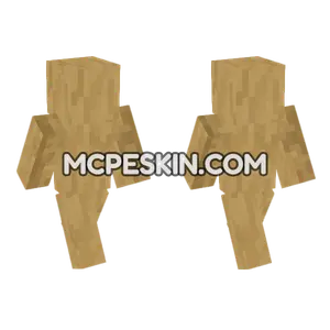 Stripped Oak Log Minecraft Bedrock skin