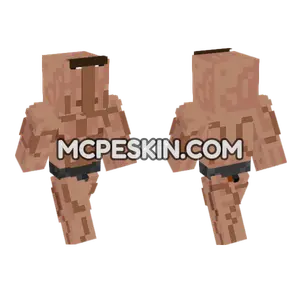 Strong Stupid Villager Minecraft Bedrock skin