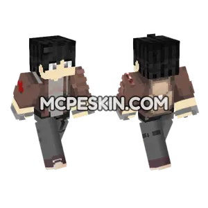 Student With Backpack Minecraft Bedrock skin