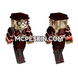 Stylized Springtrap Minecraft Bedrock skin