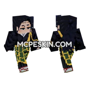 Suguru Geto Jujutsu Kaisen Minecraft Bedrock skin