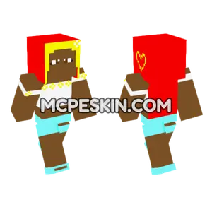 Summer Outfit Minecraft Bedrock skin