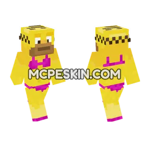 Summer Simpson Minecraft Bedrock skin