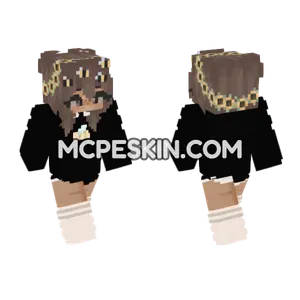 Sunflower Girl Outfit Minecraft Bedrock skin