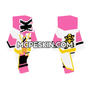 Super Shinken Pink Minecraft Bedrock skin