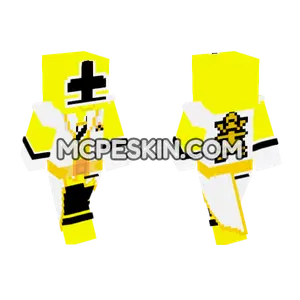 Super Shinken Yellow Minecraft Bedrock skin
