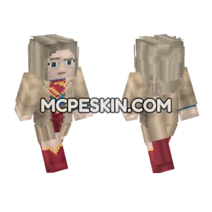 Supergirl Superman 2025 Minecraft Bedrock skin
