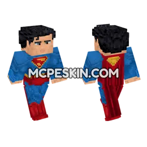 Superman Minecraft Bedrock skin
