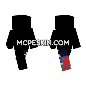 Superman Legs Minecraft Bedrock skin