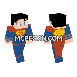 Superman Skin Minecraft Bedrock skin