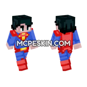 Superman Skin Minecraft Bedrock skin