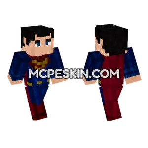 Superman Skin Minecraft Bedrock skin