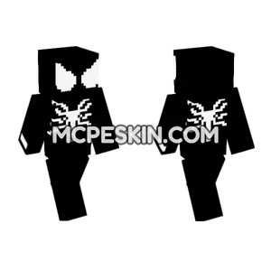 Symbiote Spider-Man Suit Minecraft Bedrock skin