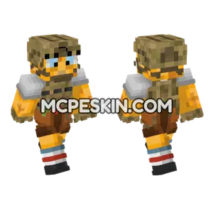 Tactical SpongeBob Minecraft Bedrock skin