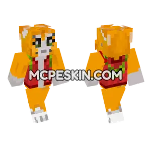 Tails The Fox Minecraft Bedrock skin
