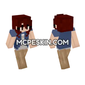Tamy Blue Jacket Minecraft Bedrock skin