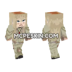 Tan Robed Figure