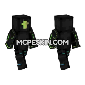 Techno Outfit Minecraft Bedrock skin