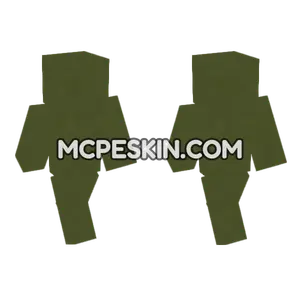 Terracotta Green Minecraft Bedrock skin