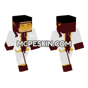 The Flash CW Impulse Bart West Allen Minecraft Bedrock skin