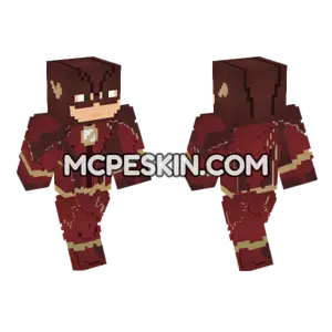 The Flash CW Season 4 Minecraft Bedrock skin