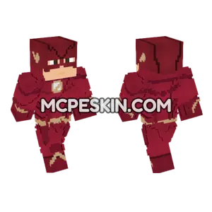 The Flash CW Season 5 Minecraft Bedrock skin