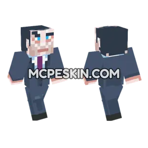 The G Man Minecraft Bedrock skin