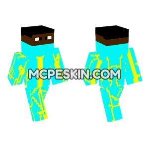 The Lightning Spy Minecraft Bedrock skin