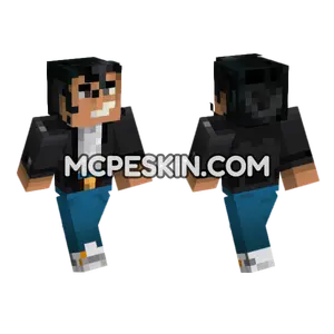 The Player Minecraft Bedrock skin