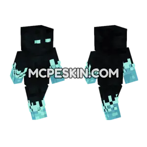 The Warden Minecraft Bedrock skin