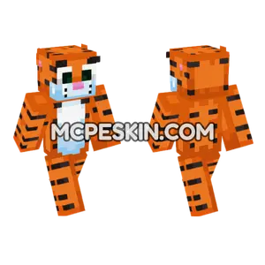 Tiger Skin Minecraft Bedrock skin
