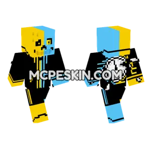 Time Paradox Sans Minecraft Bedrock skin