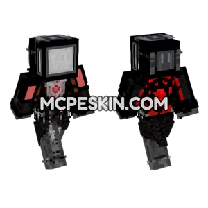 Titan TV Man Skibidi Toilet Minecraft Bedrock skin