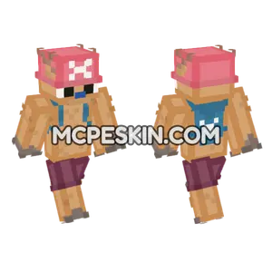 Tony Tony Chopper Minecraft Bedrock skin