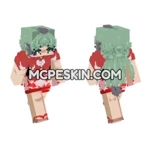 Touhou Project Aunn Komano Minecraft Bedrock skin