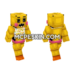Toy Chica Sem Bico Minecraft Bedrock skin