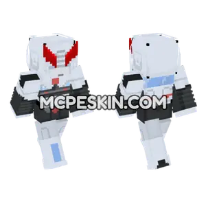 Transformers G1 Prowl Minecraft Bedrock skin