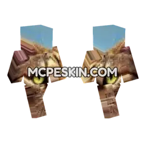 Trulimero Cat Skin Minecraft Bedrock skin