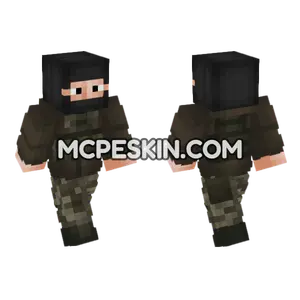 Turkish Army Soldier Minecraft Bedrock skin