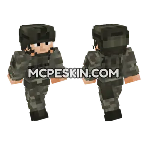 Turkish Army Soldier Minecraft Bedrock skin
