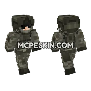 Turkish Army Soldier V2 Minecraft Bedrock skin