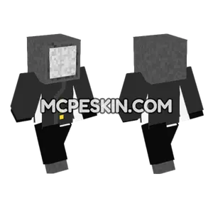 Tv Man 7026195 Minecraft Bedrock skin