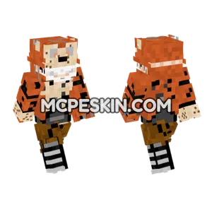 Twisted Foxy Skin Minecraft Bedrock skin
