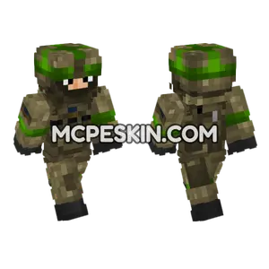 Ukrainian Army Assault Troop Minecraft Bedrock skin