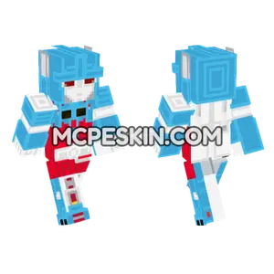 Ultra Magnus Armored Minecraft Bedrock skin