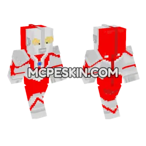 Ultraman Ctype Minecraft Skin Minecraft Bedrock skin
