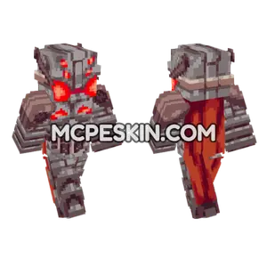 Ultron With Cape Minecraft Bedrock skin