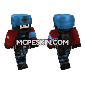 Un Goc Soldier V2 Minecraft Bedrock skin
