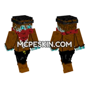 Undead Cowboy Minecraft Bedrock skin