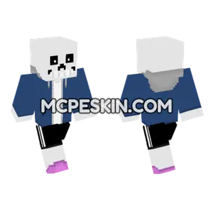 Undertale Sans Skin Minecraft Bedrock skin